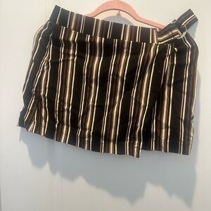 Striped Black and White Skirt